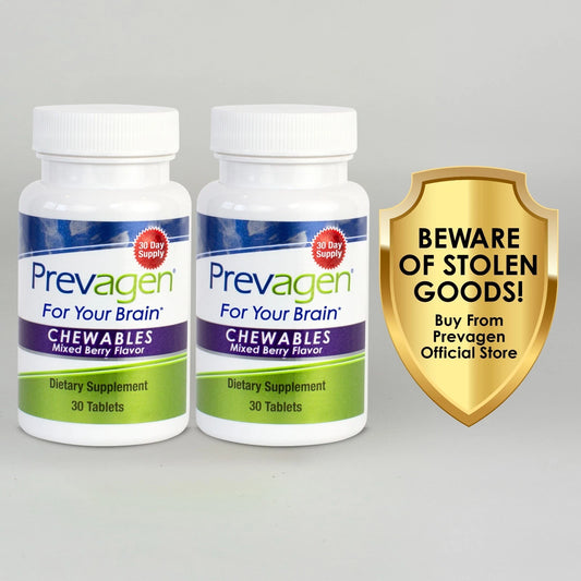 Prevagen Regular Strength 10mg Mixed Berry Chewables - 2 Pack (60-Day Supply)